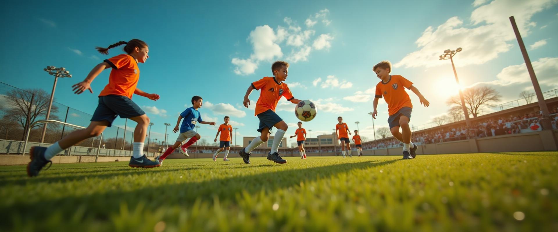 Youth sports in action